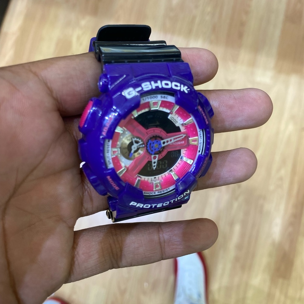 G-Shock Vibrant Purple and Pink Watch